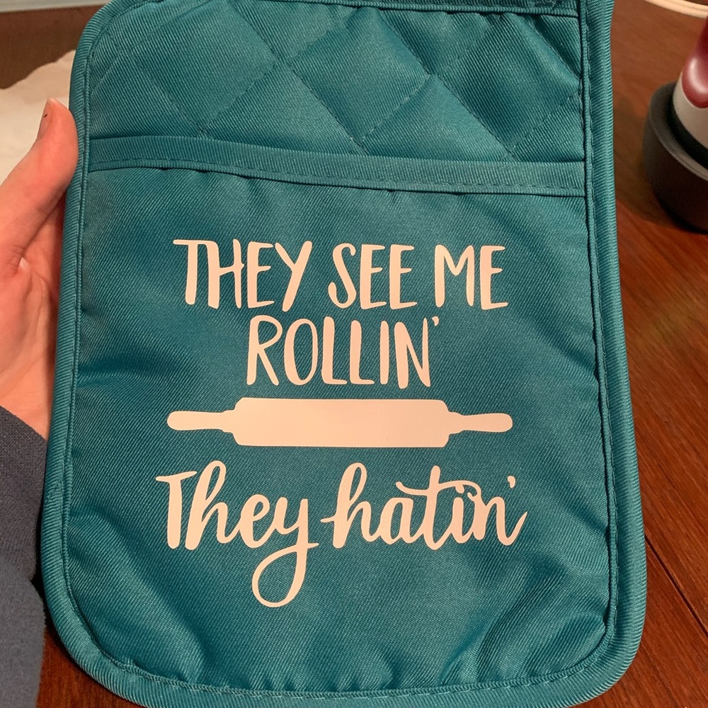 Customized potholder - great for a Christmas gift!